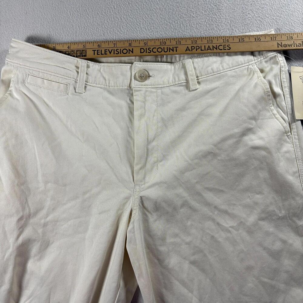 Chino Straight Stretch Pants Universal Thread Tag 12 Fits Like 34X30 Cream - Picture 6 of 8